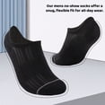 thumbnail image 3 of LITERRA 30 Pairs Mens Cotton No Show Socks Non Slip Grip Casual Breathable Athletic Socks for Men, 3 of 7