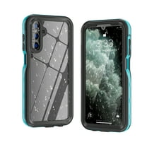 ShellTech Waterproof Case for Samsung Galaxy A15 5G,Shockproof IP68 Certified Dustproof Built-in Screen Protector Full Body Cover for Samsung Galaxy A15 5G,Grassblue