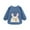 Blue, variant on Wancir Long Sleeve Bib,Baby Smock for Eating Reusable Shirt Bibs for Babies Toddler 0-8T