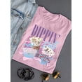 thumbnail image 3 of Dippin’ Dots Ice Cream Delight - Retro Pastel Graphic Women's T-shirt, 3 of 4