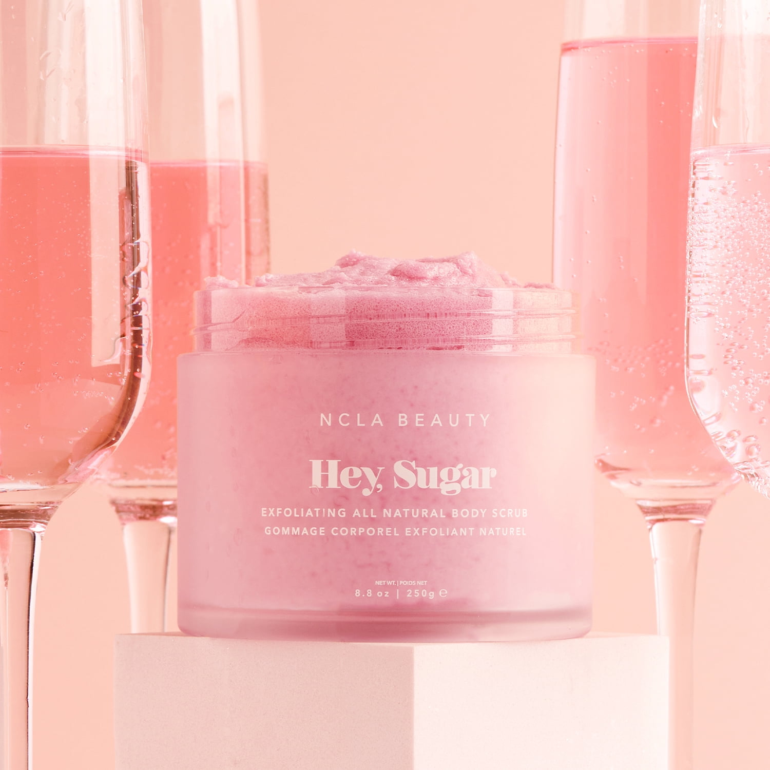 NCLA Beauty Hey Sugar Pink Champagne Body Scrub
