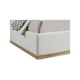 thumbnail image 5 of Meridian Furniture Flynn Cream Linen Textured Fabric King Bed, 5 of 8