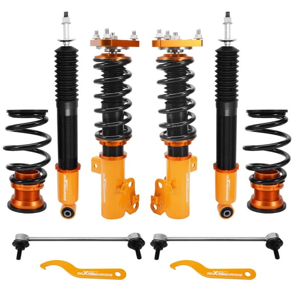 maXpeedingrods Coilovers for Honda Civic 2012-2015 FG3/FB2, Height Adjustable Coilover Suspension Kit Struts, Preset Damping Shock Absorber Struts, Lowering Kit by 1-3” Gold
