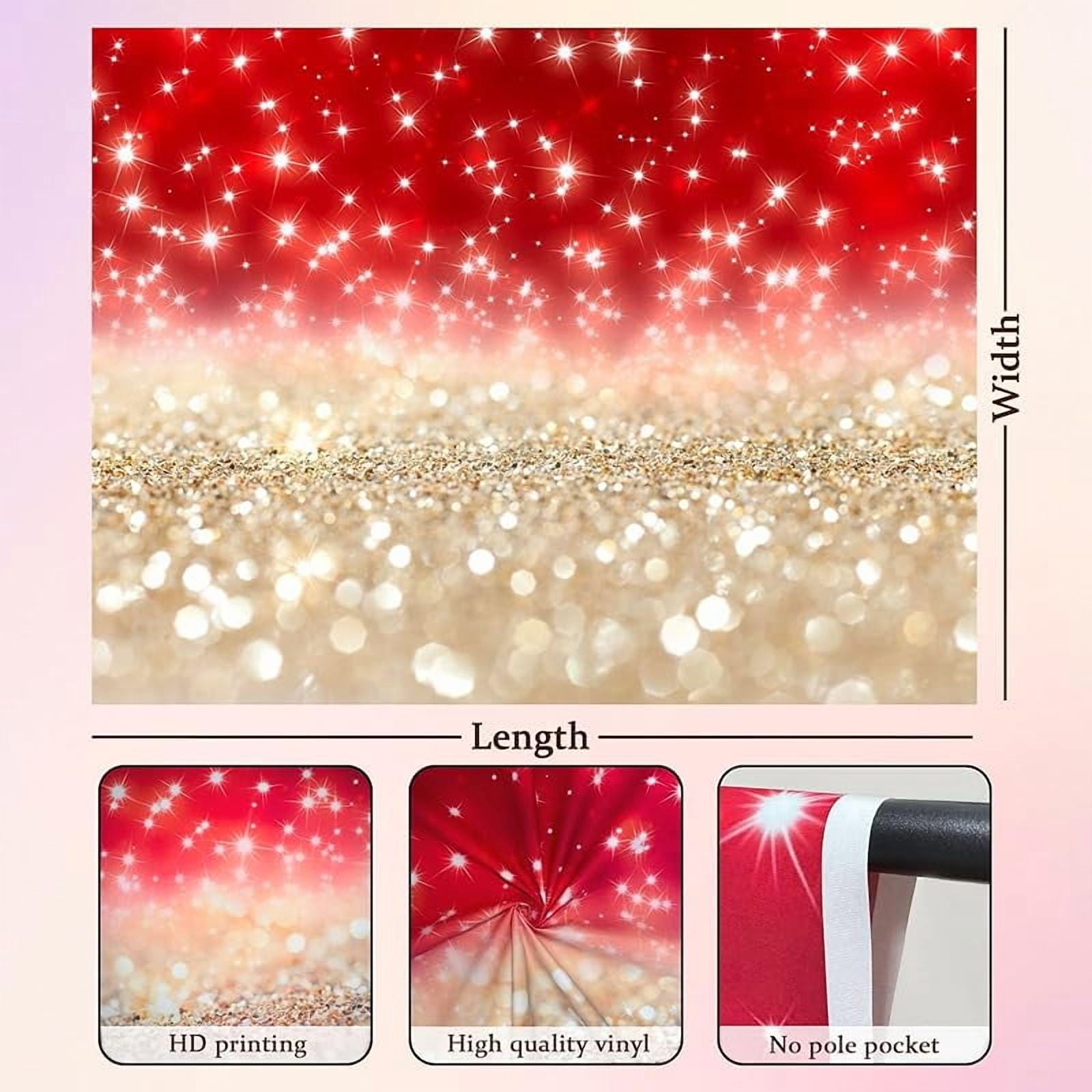 Custom Backdrop Personalized Photo Backdrop with Picture Banner for Photography, Gift for Christmas, Birthday, Wedding, Graduation, Valentine's Day(Vinyl)