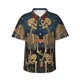 thumbnail image 1 of Fotbe Romantic Skeletons Under Moon Camisa Hawaiana para Hombre Unisex – Camisa Casual de Verano con Botones de Manga Corta de Algodón y Lino,Medium, 1 of 7