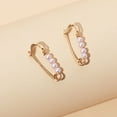 thumbnail image 1 of TopLLC Earrings 18K Brass Real Gold Plated In arrings DIY Earrings eEar Pins Clavicle chain, 1 of 5