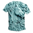 thumbnail image 3 of Camisetas de Manga Larga de los Hombres Relief Steed Impresión Gráfica Tee, Sudadera de Cuello de la Tripulación Casual para Al Aire Libre, Vacaciones Y Uso Diario, 3 of 7