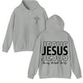 thumbnail image 2 of Jesus The Way The Truth The Life Bible Verse Hoodie, Christian For Men, Faith Based Shirt, Religious Gift, Jesus Lover, 2 of 6