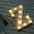 thumbnail image 3 of Alphabet LED Letter Lights Light Up White Plastic Letters Standing Hanging Z, Xinsrenus Under $5! Alphabet LED Letter Lights Light, 3 of 3