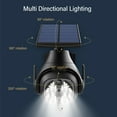 thumbnail image 4 of Luz De Detección Solar, 300 Lm, Iluminación Blanca, Lámpara Solar Con Sensor De Movimiento, 3 Modos Para Calle, 4 of 7