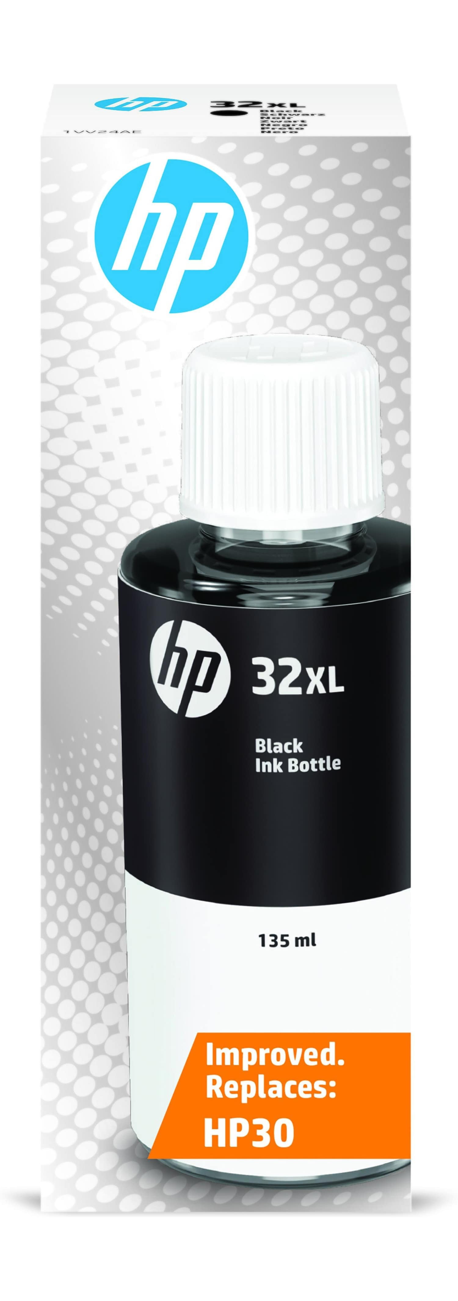 HP 32XL 135ml Original Ink Bottle, Black (1VV24AN)