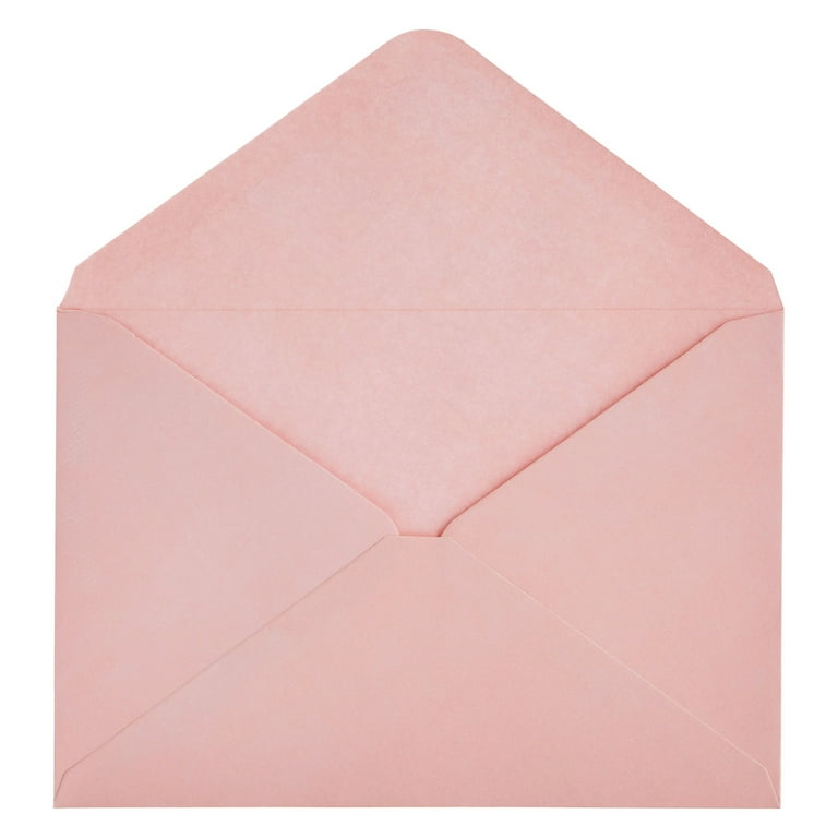 48 Pack Blank Pink Cards with Envelopes Set, 4x6 Greeting Cards for  Invitations
