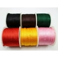 thumbnail image 4 of U8MO 16.4 Feets 3mm Nylon String Chinese Satin Silk Braided Cord Love Binding Rope-3# Hot Pink, 4 of 9