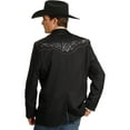 thumbnail image 3 of Western Blazer Mens Coat Tonal Embroidery Button Front P-733L, 3 of 3