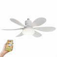 thumbnail image 1 of 2 in 1 Adjustable Brightness 40W E27 LED Bulb 6 Blades Ceiling Fan with Remote Control, 1 of 5
