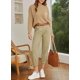 thumbnail image 5 of Pantalones vaqueros elegantes de cintura alta holgados para novio para mujer, 5 of 7