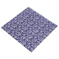 thumbnail image 2 of 7pcs Square Cotton Fabric 50x50cm Color Cloth Floral Print Household Handcraft DIY Sewing AccessoriesNavy Blue, 2 of 3