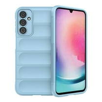 for Samsung Galaxy A16 5G Grip Case,[Silky Touch Premium Liquid Silicone][Camera Protection] [Soft Anti-Scratch Microfiber Lining],Slim Soft Shockproof Anti-Scratch Phone Case,Blue