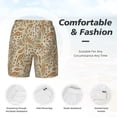 thumbnail image 5 of Lsque Mens Swim Trunks Paisley Floral 1 Pattern - Bathing Suit Compression Liner - Beach Swim Shorts Swimwear - (S-3XL) - Stretch Quick Dry -Medium, 5 of 9
