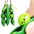 thumbnail image 4 of Fidget Bean Toy, llavero de soja con expresión facial divertida para aliviar el estrés, 4 of 4