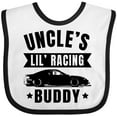 thumbnail image 3 of Inktastic Uncles Lil Racing Buddy Boys or Girls Baby Bib, 3 of 4