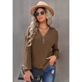thumbnail image 2 of Women's O-Ring Zip-Up Sweatshirt, 2 of 4