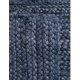 thumbnail image 7 of Unique Loom Braided Jute Collection Area Rug - Dhaka (2' x 3' 1" Rectangle Navy Blue), 7 of 7