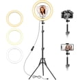 thumbnail image 1 of Aro De Luz Con Tripie Archy 14 Pulgadas Led 2m Para Celular Y Camara Anillo De Luz Profesional Tripode De Iluminación, 1 of 5