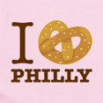 thumbnail image 2 of CafePress - I Love Philly Body Suit - Baby Light Bodysuit, Size Newborn - 24 Months, 2 of 4