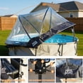 thumbnail image 3 of 15 Foot Round Multifunctional All Weather Cover Pool Dome Enclosure for Outdoor Pools, Compatible w/Clean & Warm Water Frame Pools, 3 of 6