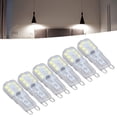 thumbnail image 4 of G9 Bulb, LED Dimmable Bulbs 3W Energy Saving 6pcs Small  For Table Lamp For Ceiling Lamp Warm Light 110V, 4 of 8