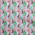 thumbnail image 1 of oneOone Viscose Chiffon Light Green Fabric Yacht Sewing Fabric By The Yard Printed Diy Clothing Sewing Supplies 42 Inch Wide-X9, 1 of 1