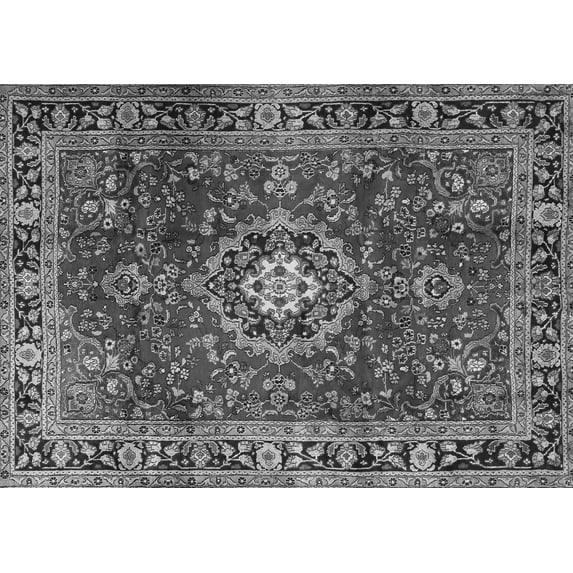 Ahgly Company Indoor Rectangle Persian Gray Traditional Area Rugs, 8' x 10'
