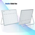 thumbnail image 5 of Comix Desktop Whiteboard 16"x12",Magnetic Double Sided Dry Erase Ease Board with 360°Adjustable Stand,with Markers,Magnets,Eraser,Office Home Use, 5 of 6