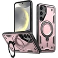 thumbnail image 1 of Funda Magnética para Samsung Galaxy S25 FE Funda con soporte [Compatible con MagSafe] Protección Militar contra Caídas Funda de teléfono de TPU Suave Duradera a prueba de golpes, 1 of 6
