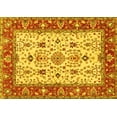thumbnail image 1 of Ahgly Company Machine Washable Indoor Rectangle Persian Yellow Traditional Area Rugs, 2' x 3', 1 of 4