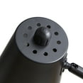 thumbnail image 5 of Mainstays 64” Industrial Adjustable Black Matte Metal Architect Floor Lamp with Black Shades, 5 of 6