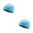 thumbnail image 3 of Qarigey Paquete de 9 gorras de calavera de refrigeración a prueba de frío, accesorios para ciclismo, forro de casco de poliéster azul 2piezas, 3 of 6