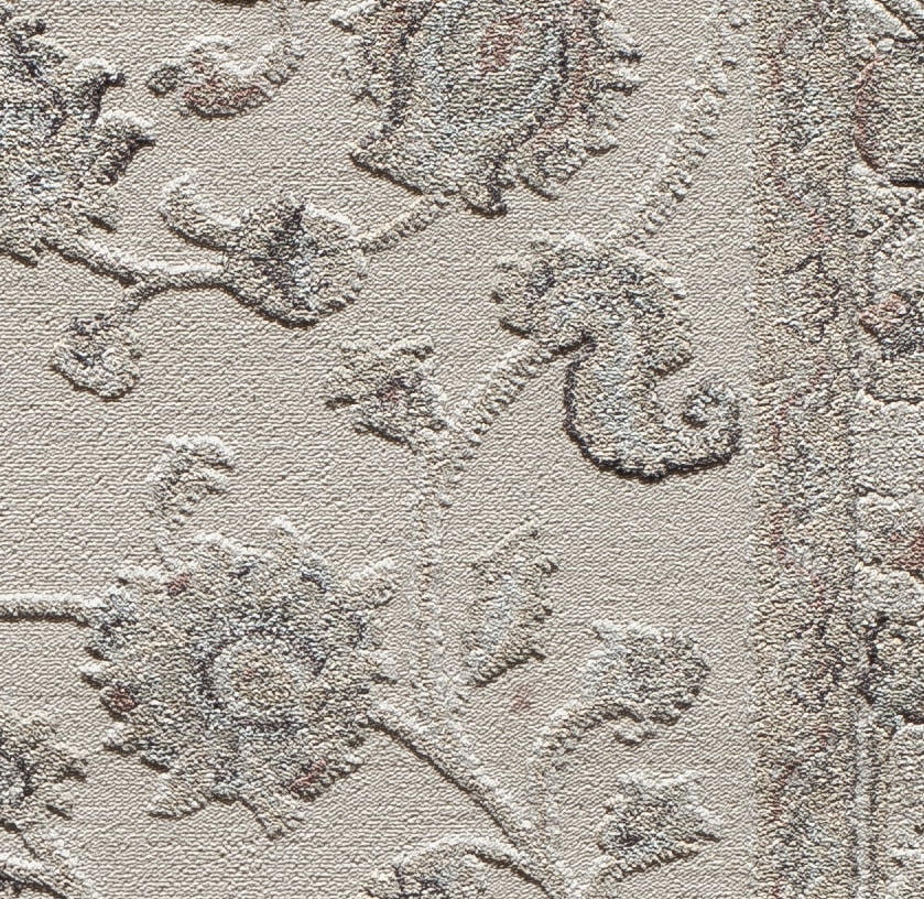 Rugs America Riviera Collection Ivory Cream RV100B Transitional Oriental Area Rug 8' x 10'
