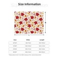 thumbnail image 2 of Throw Blanket for Couch Sofa and Bed, fall laef Maple Soft Plush Throw Blanket, Fuzzy Cuteness Comfy Warm Washable Flannel Blanket Throws for All Season, 2 of 8