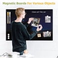 thumbnail image 5 of DOLLAR BOSS Magnetic Whiteboard Dry Erase White Board 16"x24" Black Marble Decorative White Board for Wall White Board for Home Office Decor, Bedroom, Kitchen, Classroom with Magnets & Markers, 5 of 8