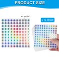 thumbnail image 2 of Uxcell Reflective Round Small Number Stickers, Self Adhesive Laser Consecutive Numbered Stickers Numbers 9, 2 of 7