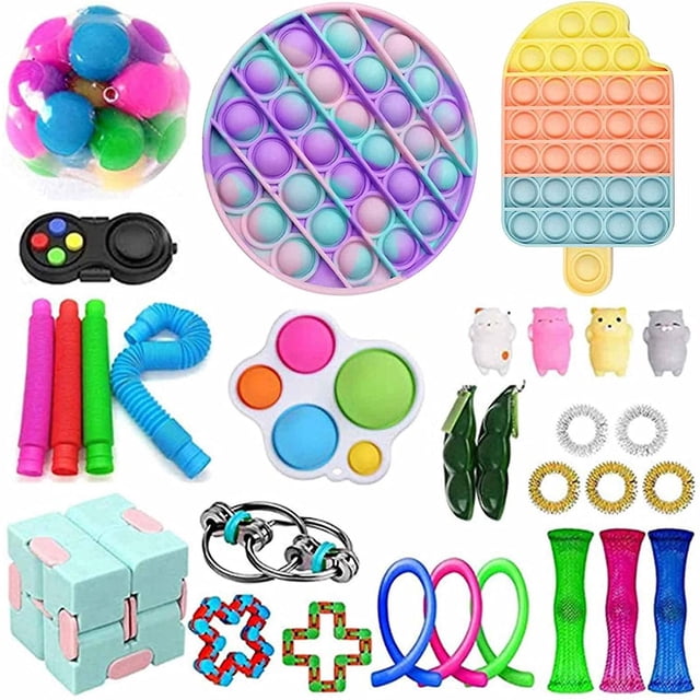 Juguete sensorial Push Bubble Fidget para aliviar el estrés del autismo