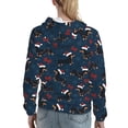 thumbnail image 7 of Honeii Christmas Dachshund Pattern Womens Oversized Hoodies Long Sleeve Sweatshirts Pullover Fall Outfits with Pocket-X-Large, 7 of 7