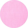 thumbnail image 1 of Ahgly Company Indoor Round Abstract Pink Contemporary Area Rugs, 5' Round, 1 of 4