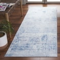 thumbnail image 2 of SAFAVIEH Tacoma Marlyne Abstract Machine Washable Runner Rug, Gray/Light Blue, 2'6" x 8', 2 of 7