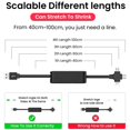thumbnail image 5 of Cable Retráctil Artesanía De Cobre Soporte De Seguridad Cable Usb Multipropósito Accesorios Para Teléfonos Móviles Mini Cargador De Aleación De Cuatro Puertos Cateissary EL016483-03, 5 of 5