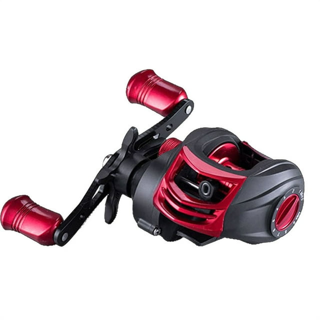 Baitcasting Fishing Reel Left/Right Hand 7.2:1 Bait Casting Fishing Wheel With Magnetic Brake Carp ,Rigid Aluminum Skeletal Frame
