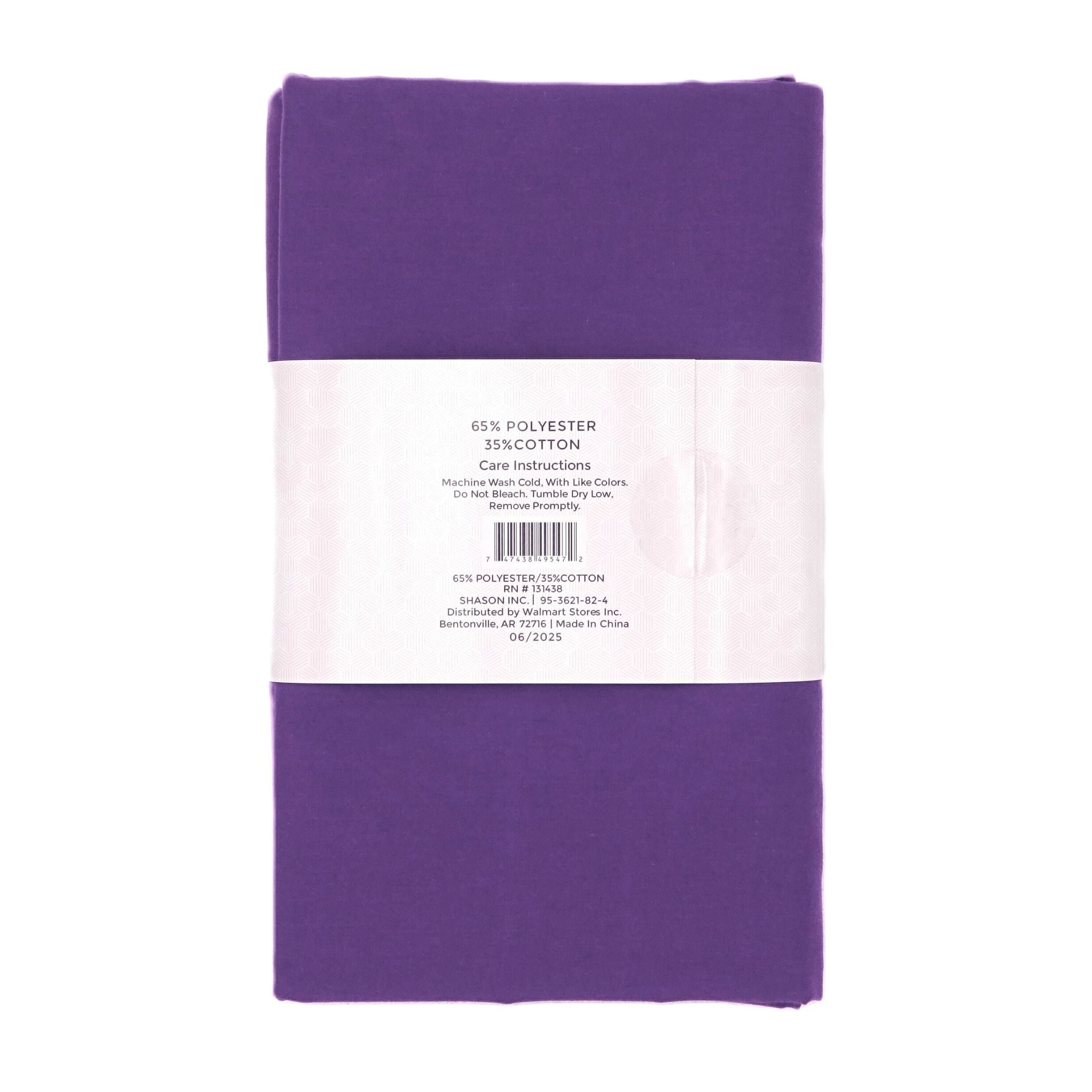 Shason Textile 4 Yard Cut Poly Cotton Fabric, Purple, 44" Wide for Craft & Quilting Projects