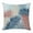 Teal, Copper, Sand, variant on Throw Pillow Covers, Red Blue Teal Palm Leaves Decorative Throw Pillow Covers 18x18 Inch, Summer Botanical Tropical Leaf Square Linen Pillow Cases for Couch/Living Room/Sofa